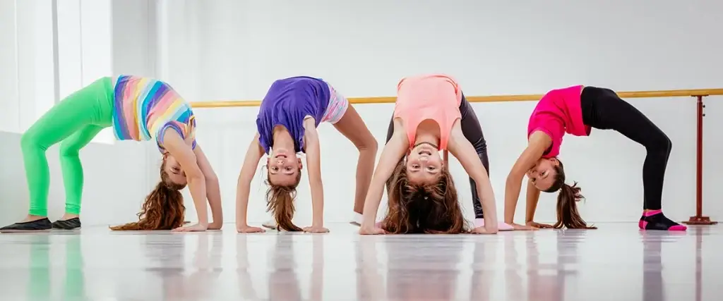 Children in Jazz class